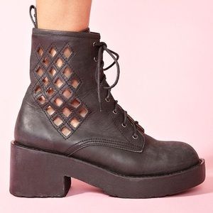 Jeffrey Campbell x Nasty Gal Pixel Platform Boots